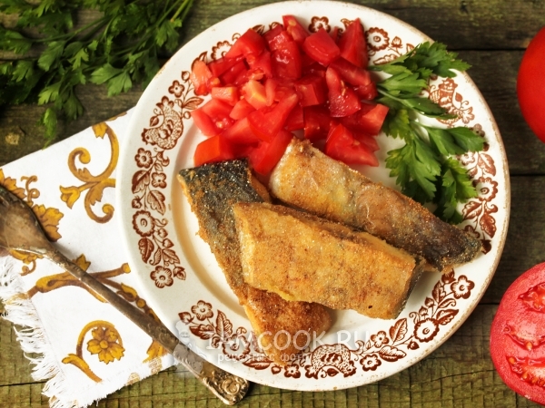 Жареный пангасиус в кукурузной панировке, рецепт с фото