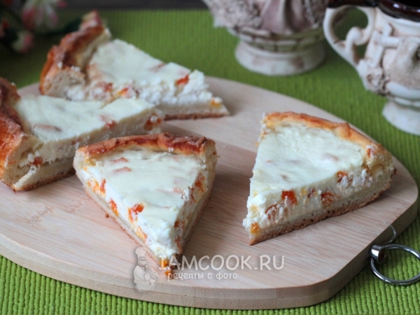 Пирог из творога в духовке , рецепт с фото