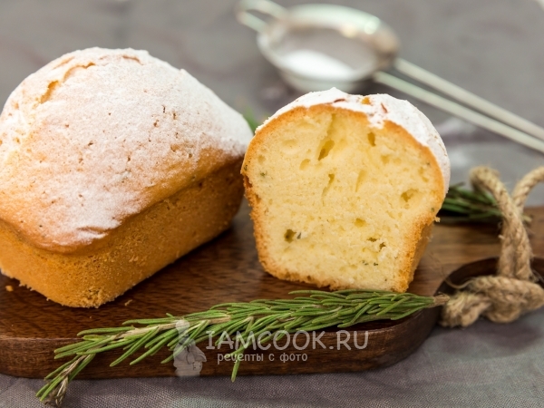 Кекс с розмарином, рецепт с фото