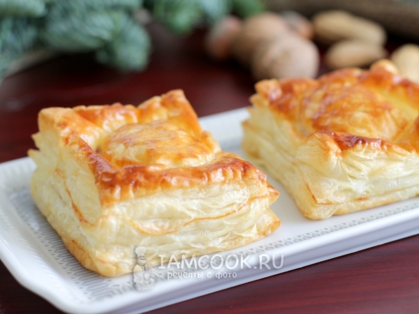 Волованы с паштетом, рецепт с фото
