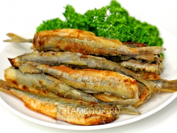 Корюшка жареная, рецепт с фото