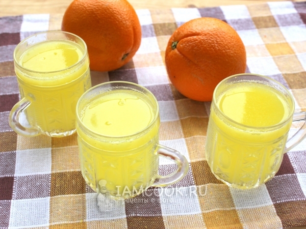 Лимонад из апельсинов, рецепт с фото