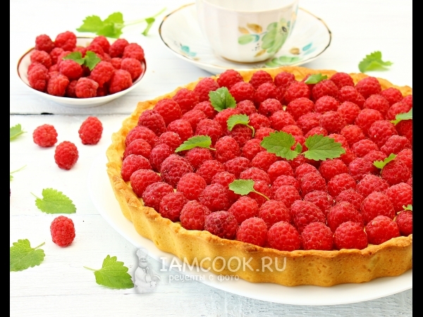 Тарт с малиной, рецепт с фото
