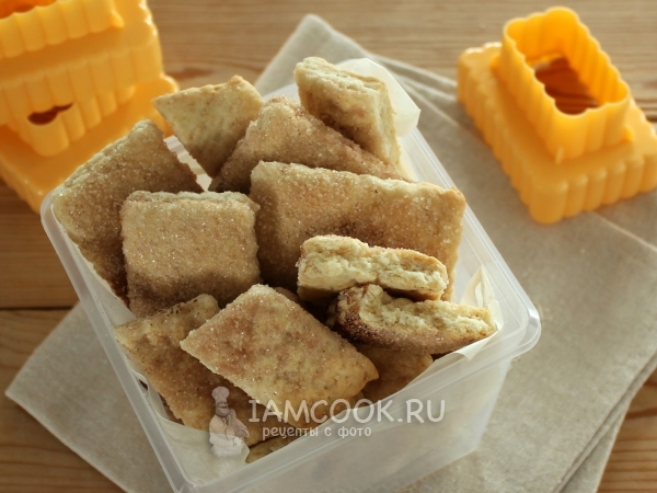 Постное песочное печенье, рецепт с фото