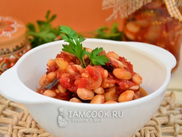 Салат с фасолью на зиму, рецепт с фото