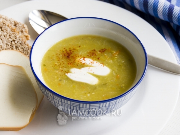 Бархатный гороховый суп, рецепт с фото