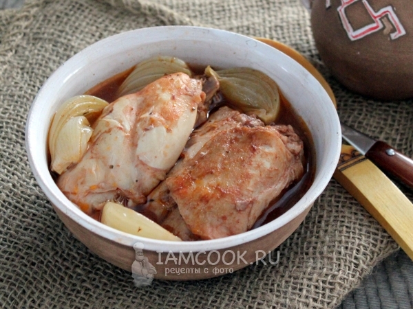 Стифадо из кролика в мультиварке, рецепт с фото