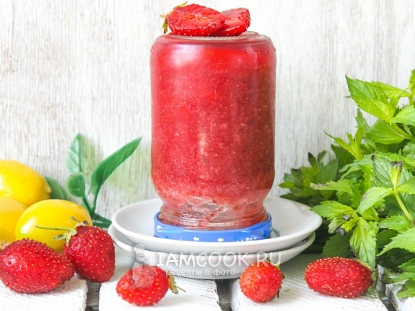 Клубничное желе на зиму, рецепт с фото