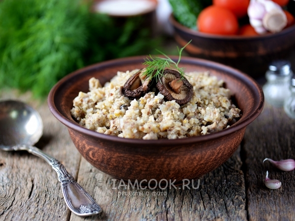 Гречка с фаршем в духовке, рецепт с фото