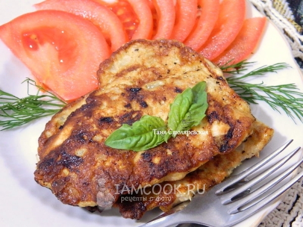 Куриные котлеты с отрубями, рецепт с фото