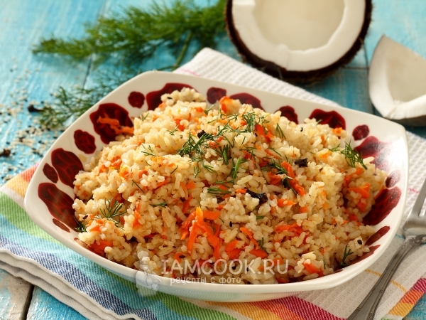 Гаджар пулау, рецепт с фото