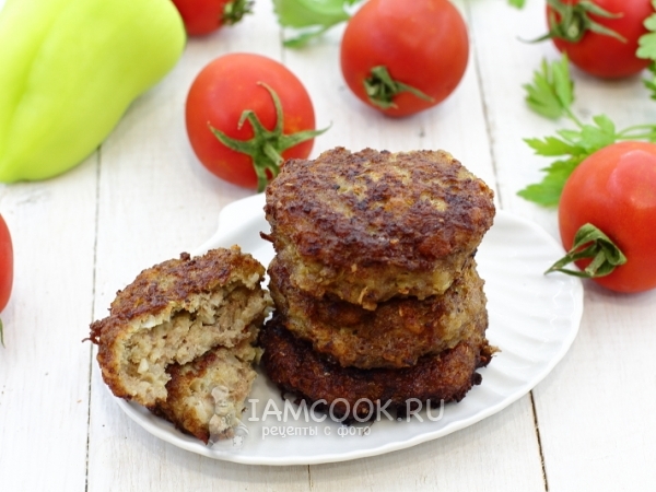 Котлеты из свиного фарша, рецепт с фото
