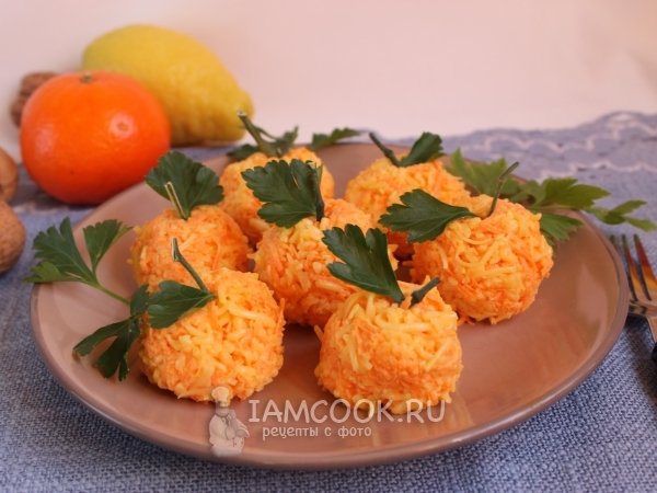 Закуска «Персики», рецепт с фото