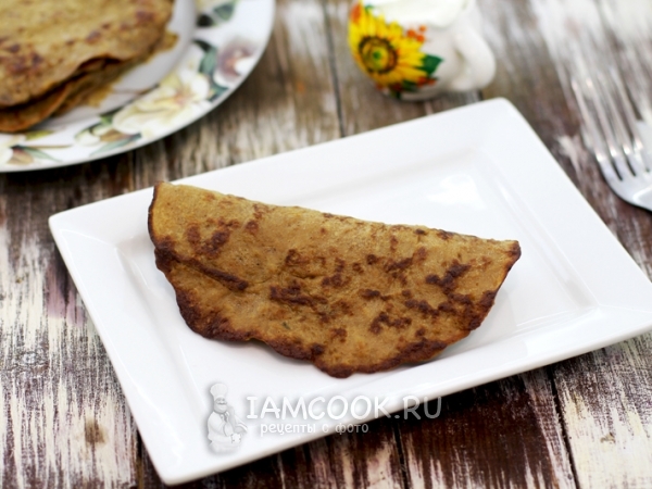 Печёночные блины, рецепт с фото