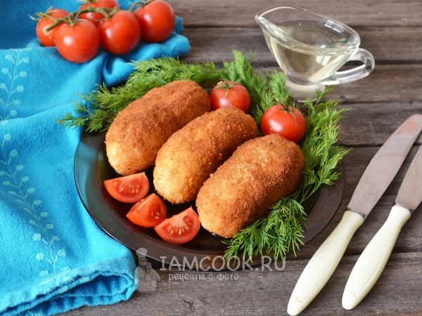 Котлета «Папараць кветка», рецепт с фото