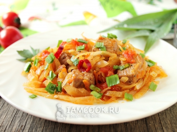 Бигус из свежей капусты, рецепт с фото