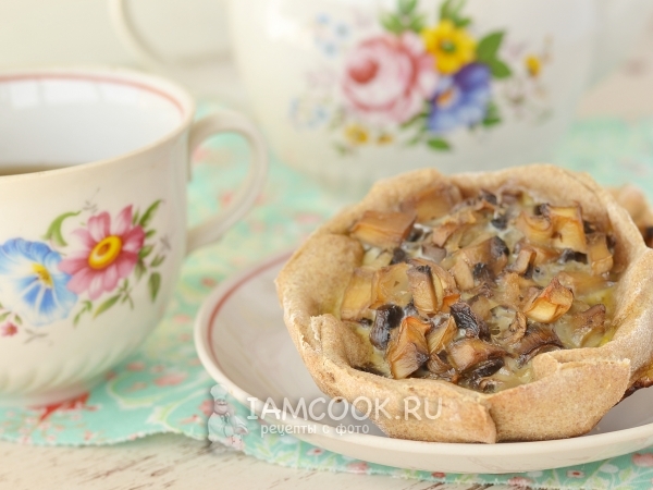 Перепечи с грибами, рецепт с фото