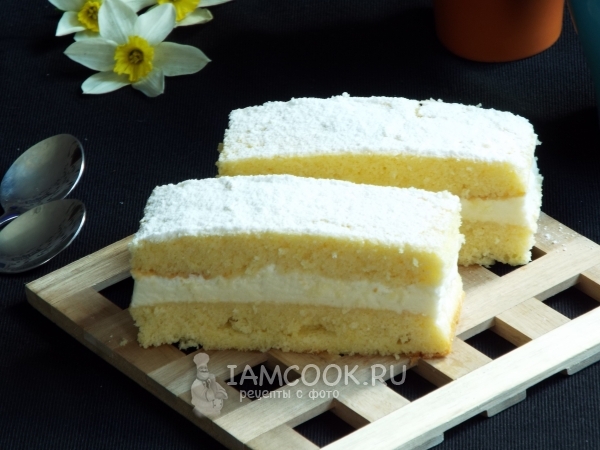 Пирожное а-ля «Киндер Парадиз», рецепт с фото