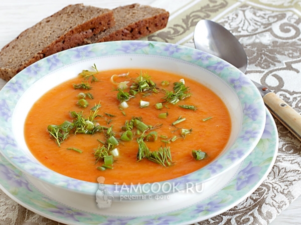 Имбирный суп-пюре, рецепт с фото