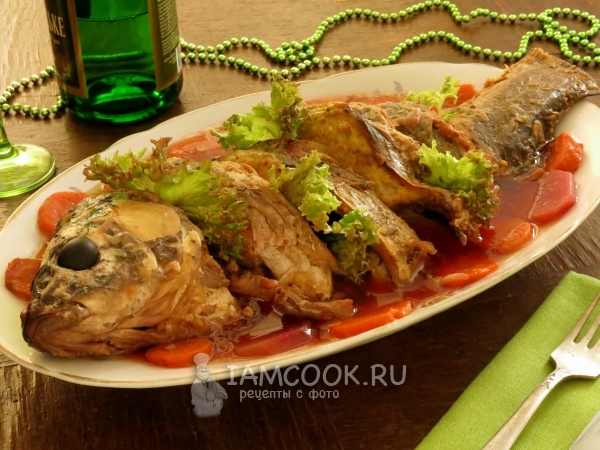 Фаршированный карп, рецепт с фото