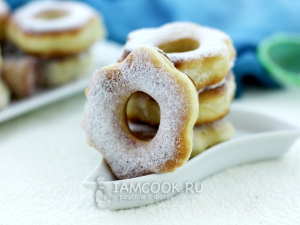 Пышки на молоке, рецепт с фото