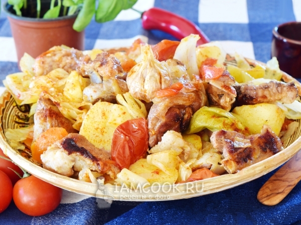 Басма по-узбекски из баранины (в казане), рецепт с фото