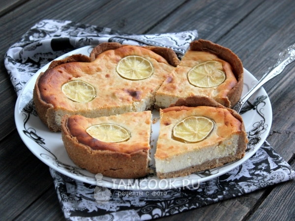Тарт ржаной с творогом и лаймом, рецепт с фото