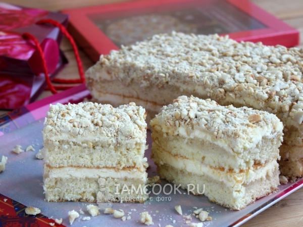 Торт «Подарочный», рецепт с фото