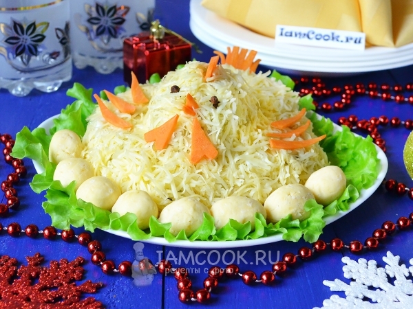 Салат «Курочка», рецепт с фото