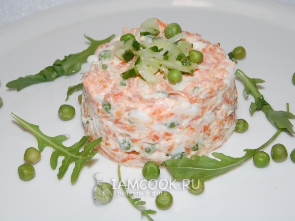 Салат из вареной моркови и яиц с луком, рецепт с фото