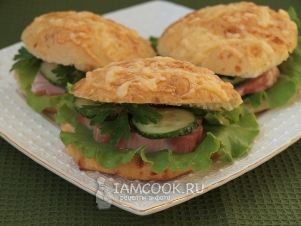 Сырные булочки из дрожжевого теста, рецепт с фото