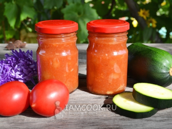 Кетчуп из кабачков, рецепт с фото
