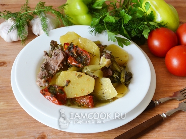 Хашлама из баранины, рецепт с фото