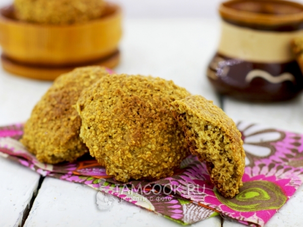 Овсяное печенье без масла, рецепт с фото