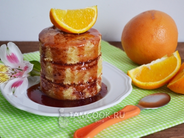 Постный бисквит, рецепт с фото