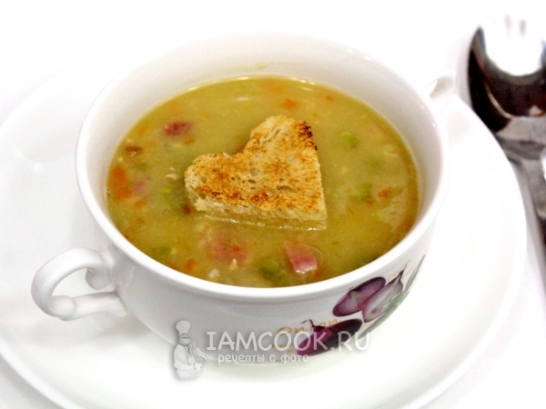 Гороховый суп в мультиварке, рецепт с фото