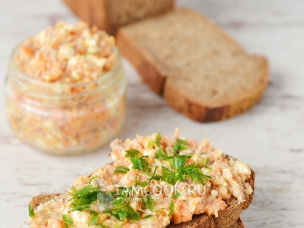 Ложная икра из сельди и моркови, рецепт с фото