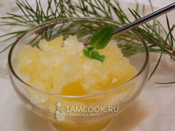 Сорбет апельсиновый, рецепт с фото