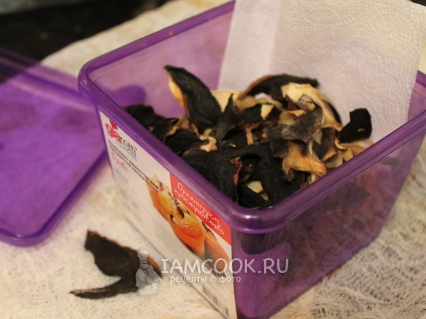 Подосиновики сушеные, рецепт с фото