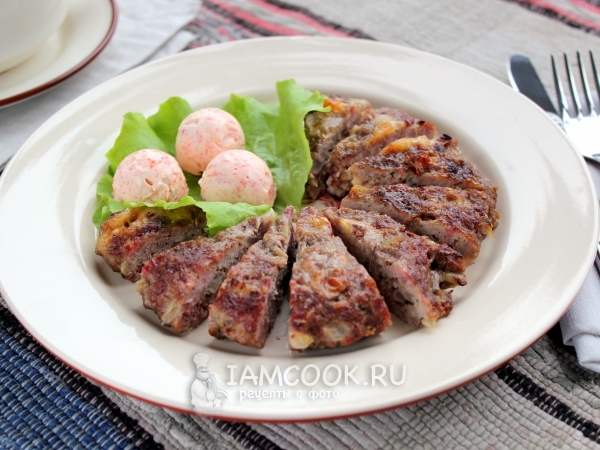 Плескавица сербская, рецепт с фото