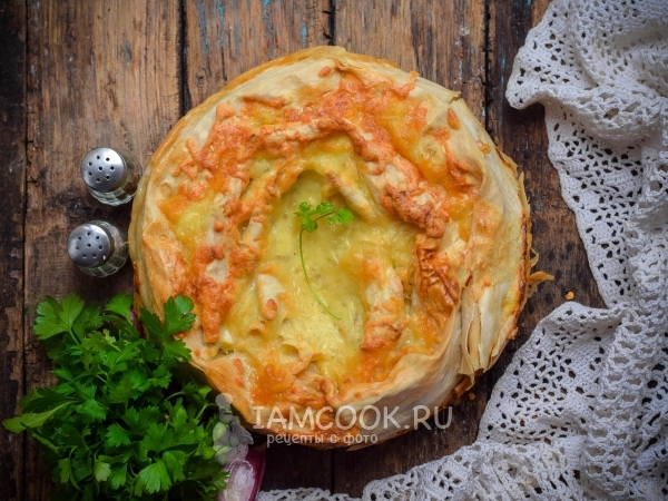 Запеканка из лаваша с фаршем в духовке, рецепт с фото