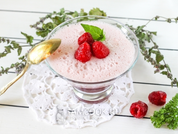 Малиновый мусс, рецепт с фото