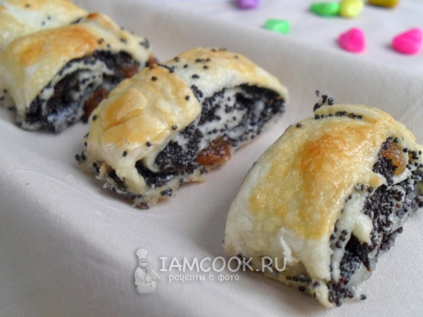 Маленькие булочки с маком, рецепт с фото