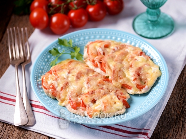 Отбивные из куриного филе с сыром в духовке, рецепт с фото