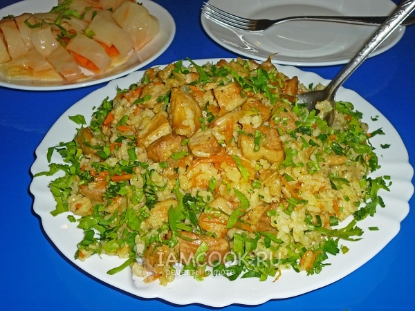 Плов из свиной грудинки, рецепт с фото