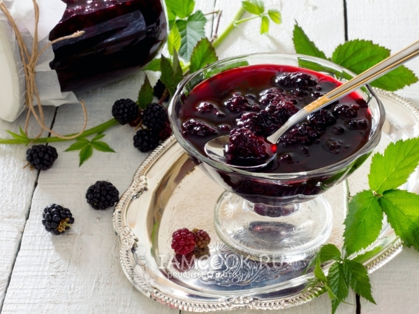 Ежевика в собственном соку, рецепт с фото
