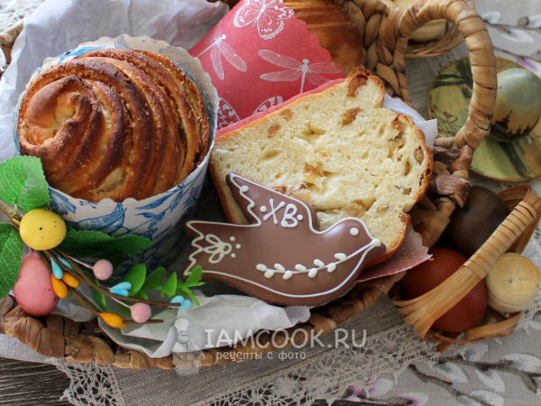 Пасхальный Кулич Краффин, рецепт с фото