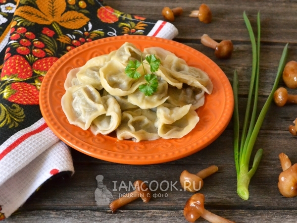 Постные пельмени, рецепт с фото