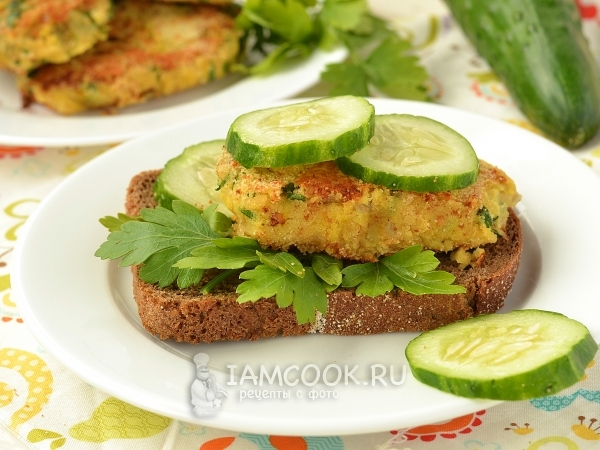 Постные котлеты из фасоли, рецепт с фото
