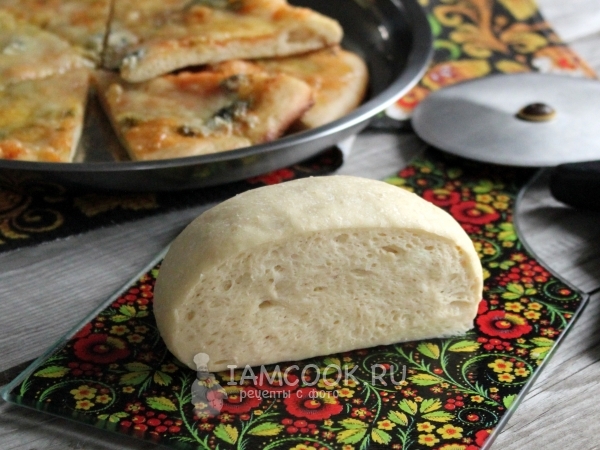 Тесто для пиццы с мёдом, рецепт с фото